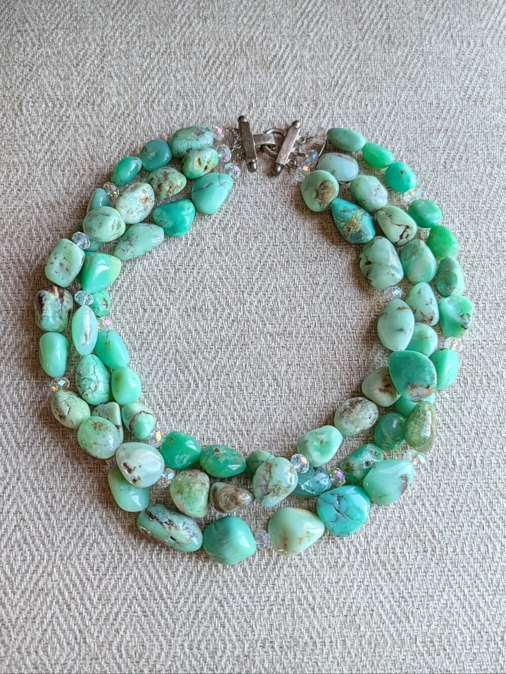 STONE LEGENDS triple strand necklace